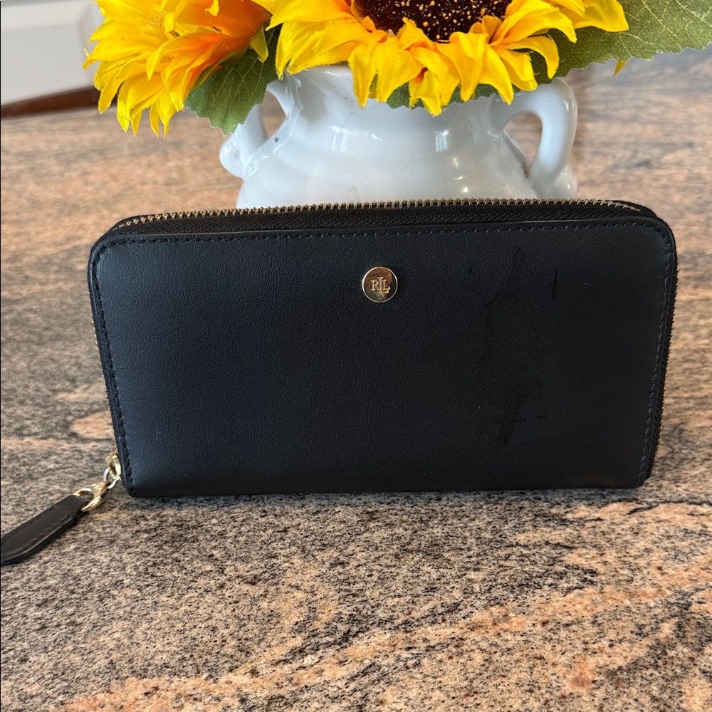 Ralph Lauren Black Leather Wallet